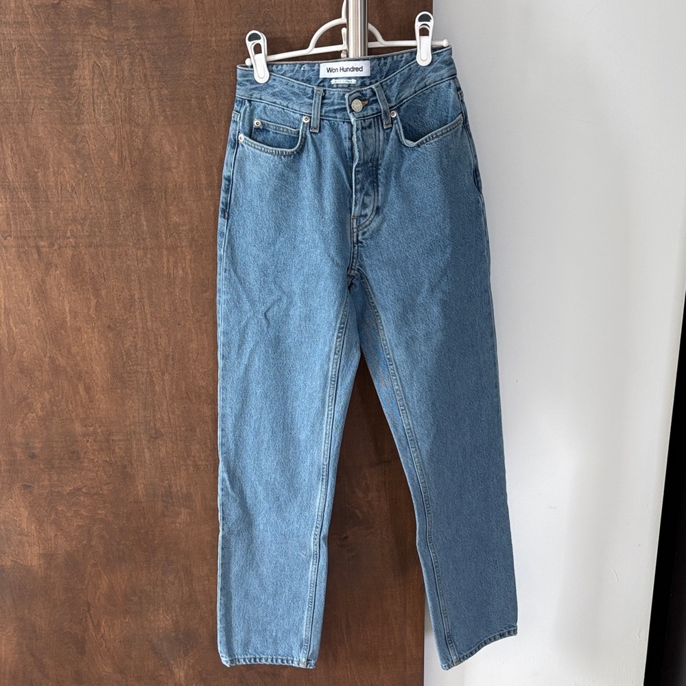 Vintage Blue Straight Leg Jeans